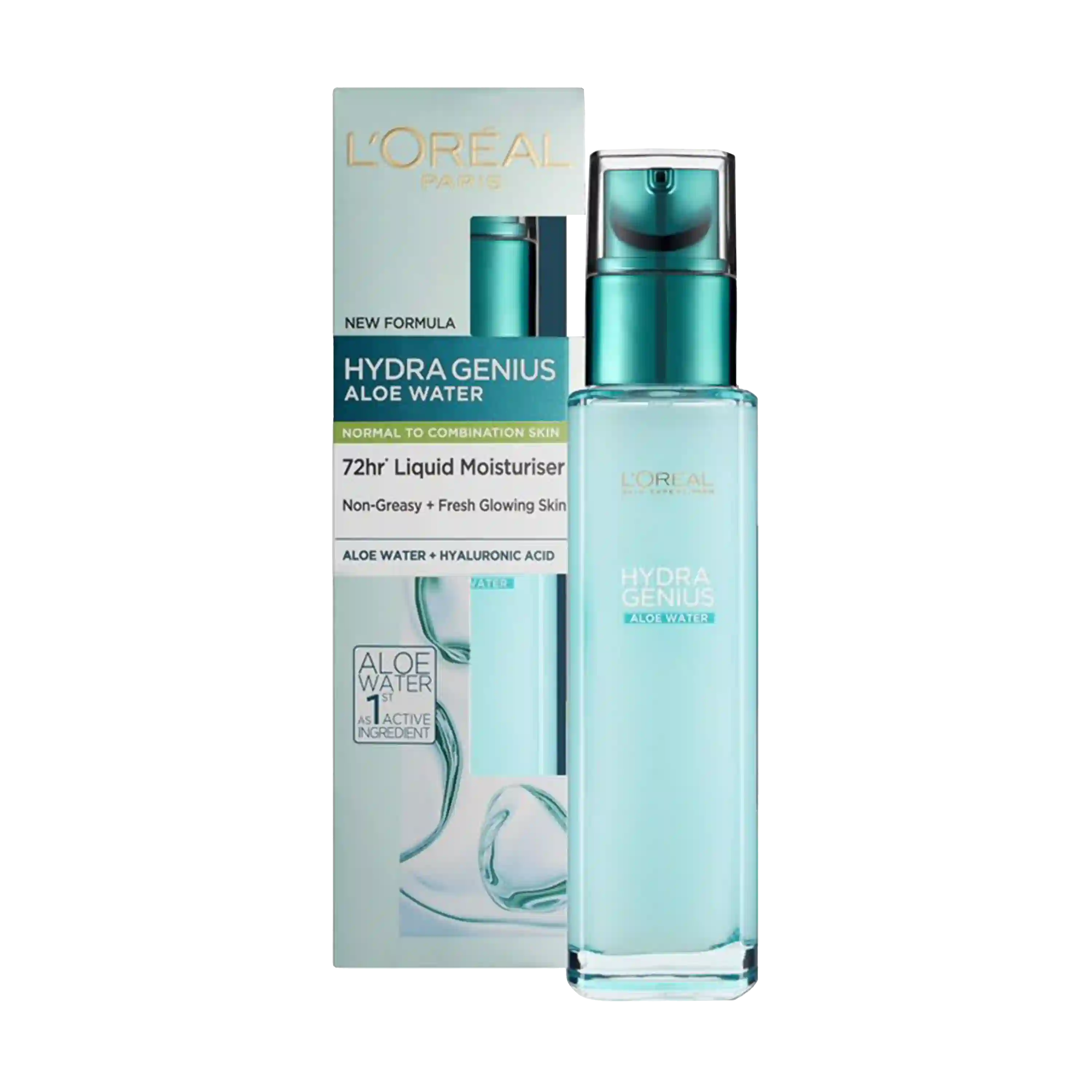 خرید و قیمت آبرسان هيدراجنيس لورال Loreal Hydragenius Aloe Vera Normal To Combination Skin 70ml