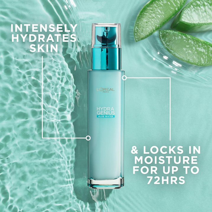 خرید و قیمت آبرسان هيدراجنيس لورال Loreal Hydragenius Aloe Vera Normal To Combination Skin 70ml
