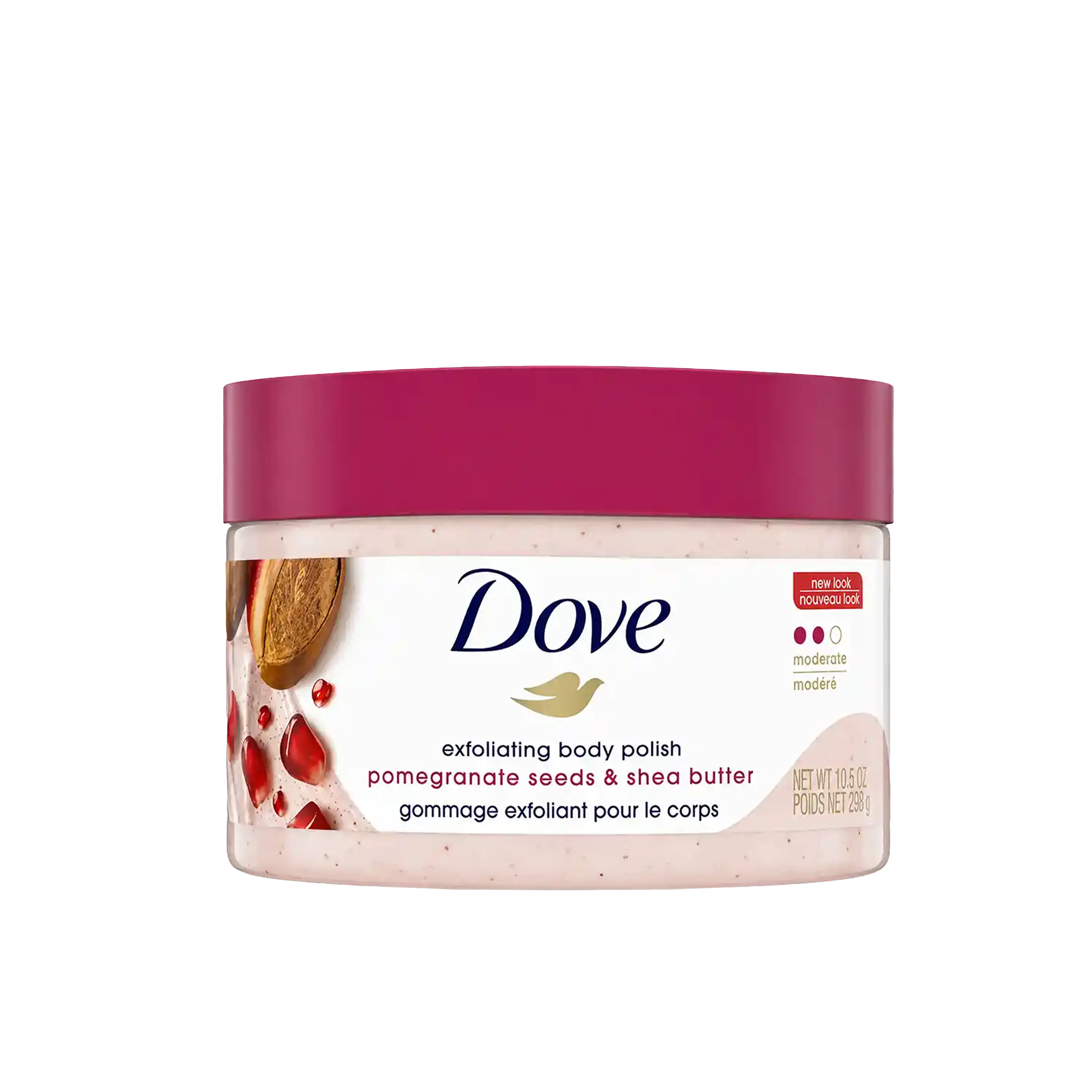 خرید و قیمت اسكراب بدن داو انار Dave exfoliating body polish pomegranate seeds