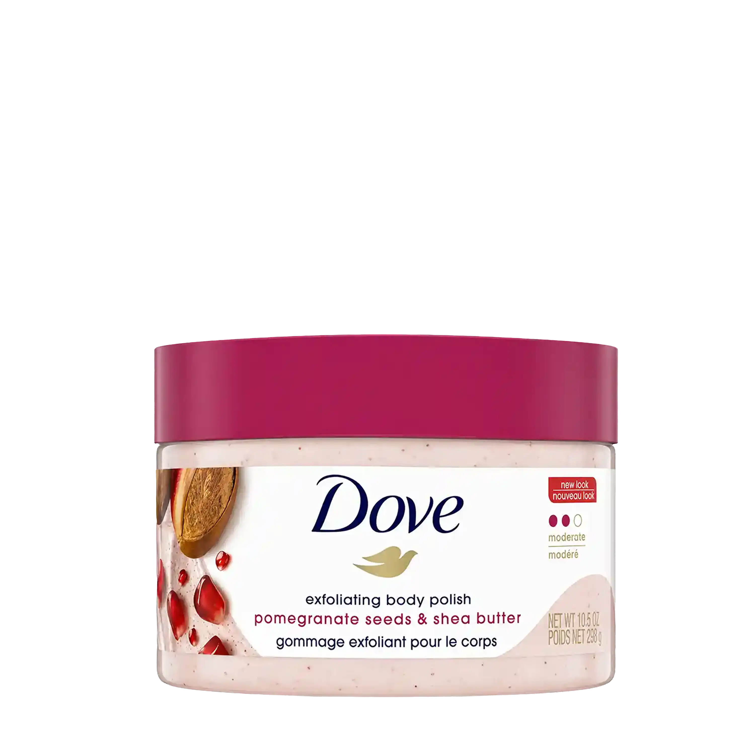 خرید و قیمت اسكراب بدن داو انار Dave exfoliating body polish pomegranate seeds