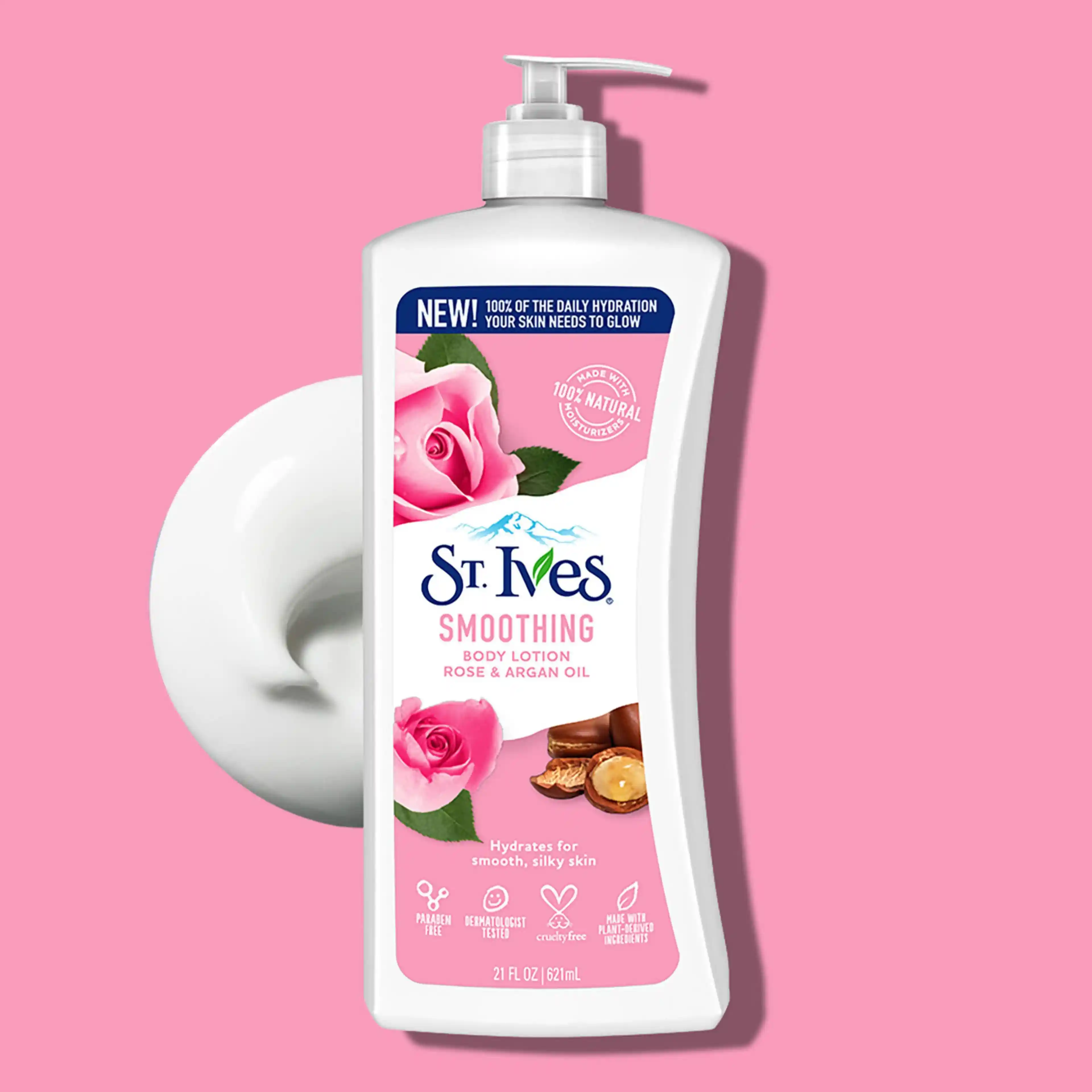 خرید و قیمت لوسيون بدن استيوز Stives Smoothing Body Lotion Rose & Argan Oil 621ml
