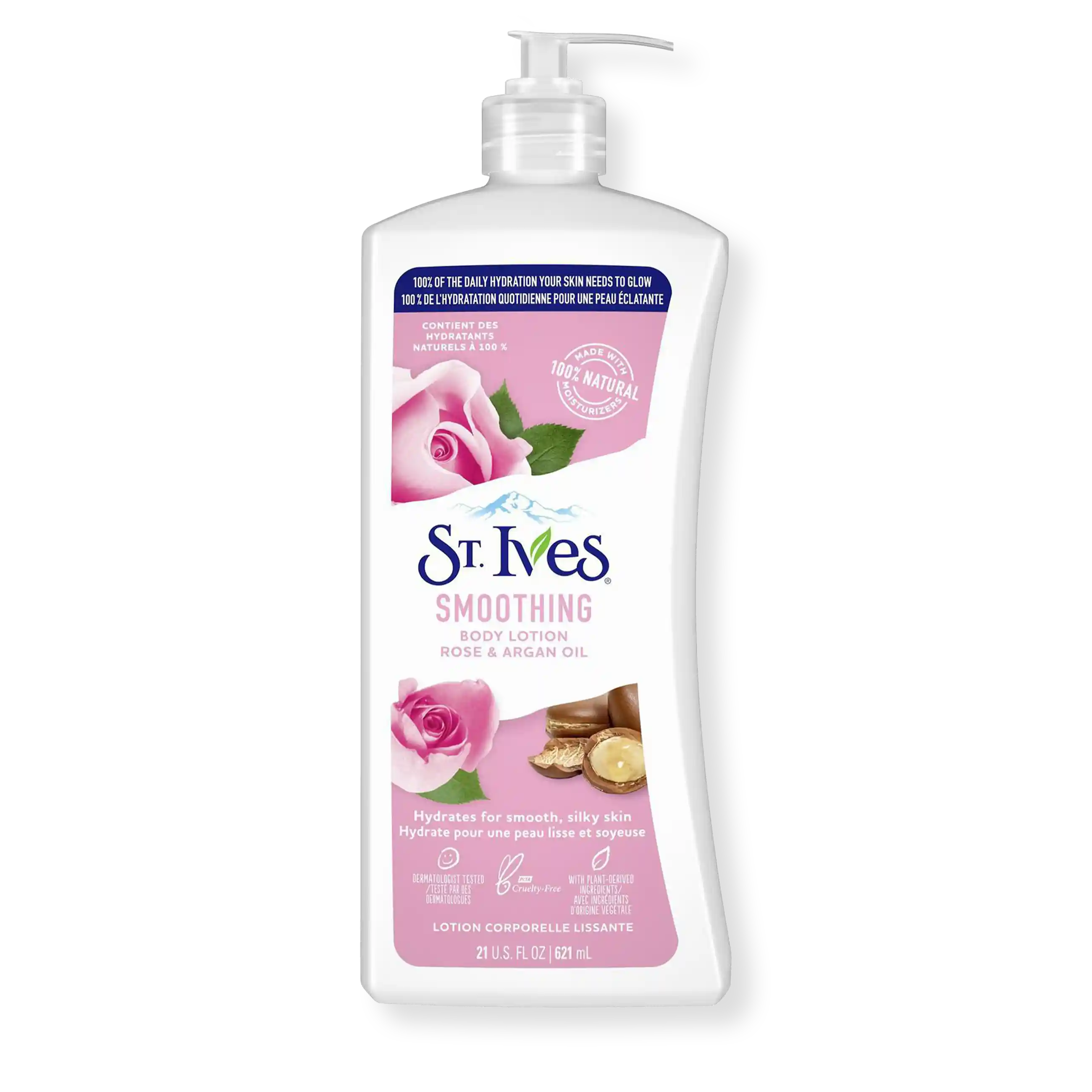 خرید و قیمت لوسيون بدن استيوز Stives Smoothing Body Lotion Rose & Argan Oil 621ml