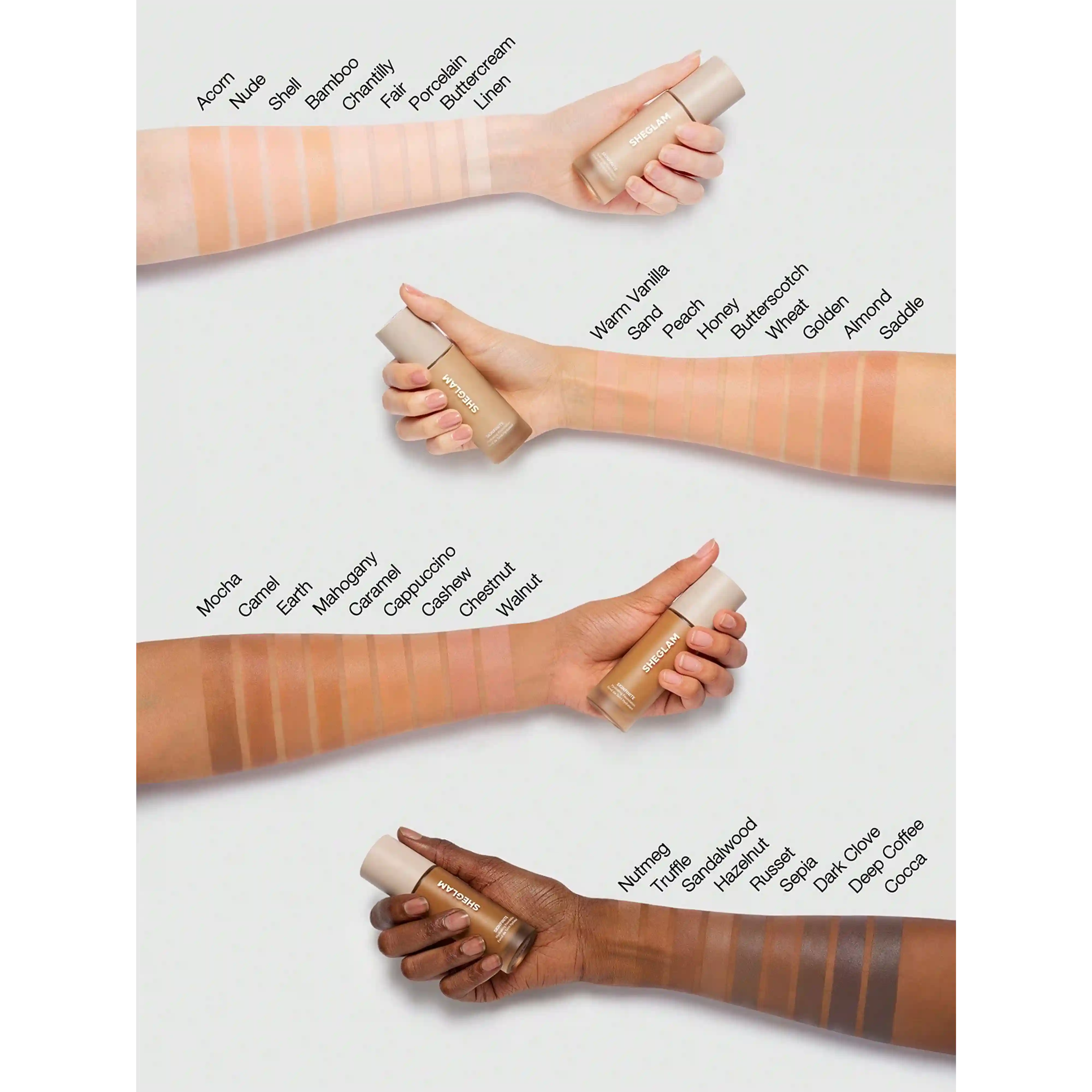 خرید و قیمت كرم پودر آبرسان شيگلم Sheglam Skinfinite Hydrating Foundation