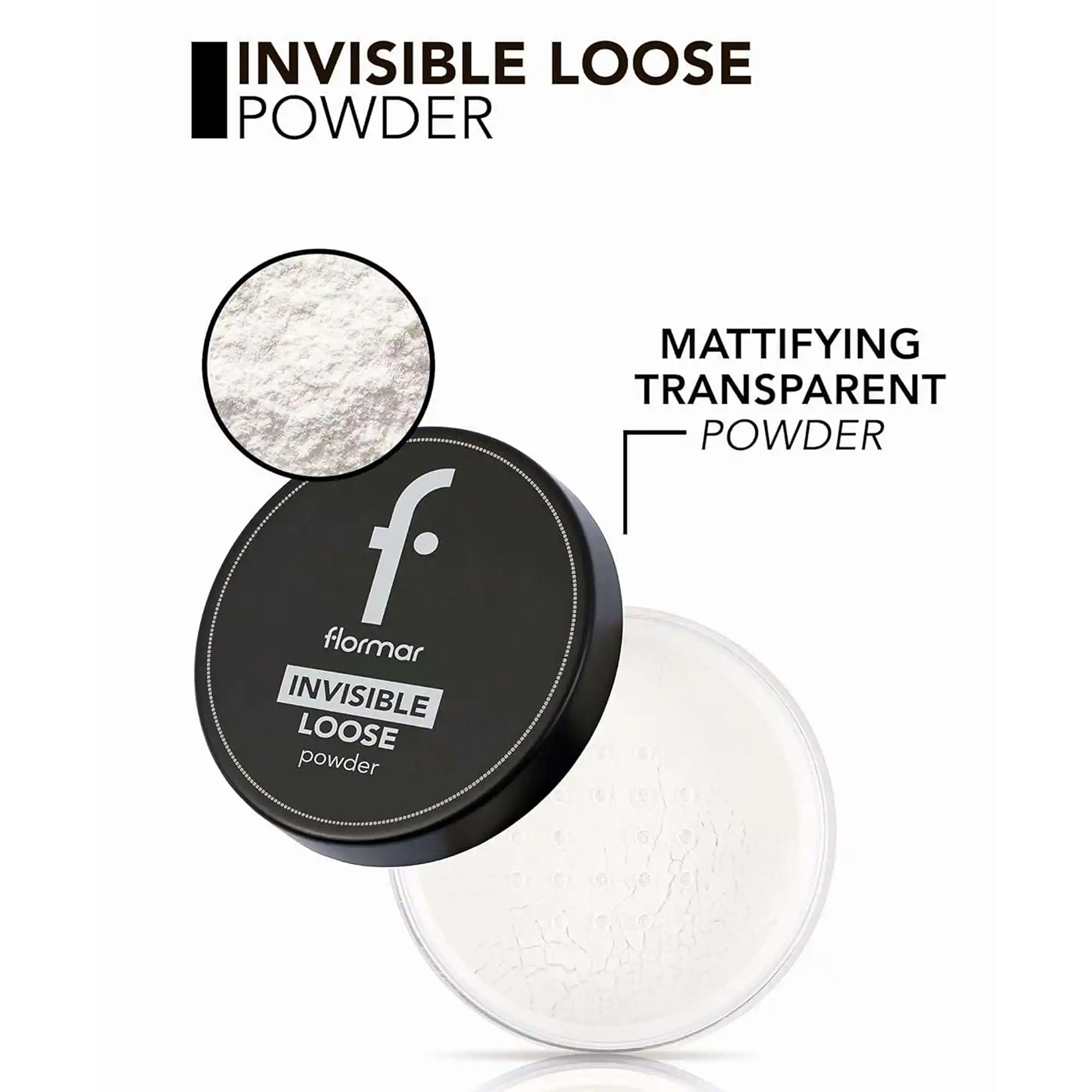 خرید و قیمت پودر فيكس فلورمار Flormar Invisible Loose Powder Silver Sand