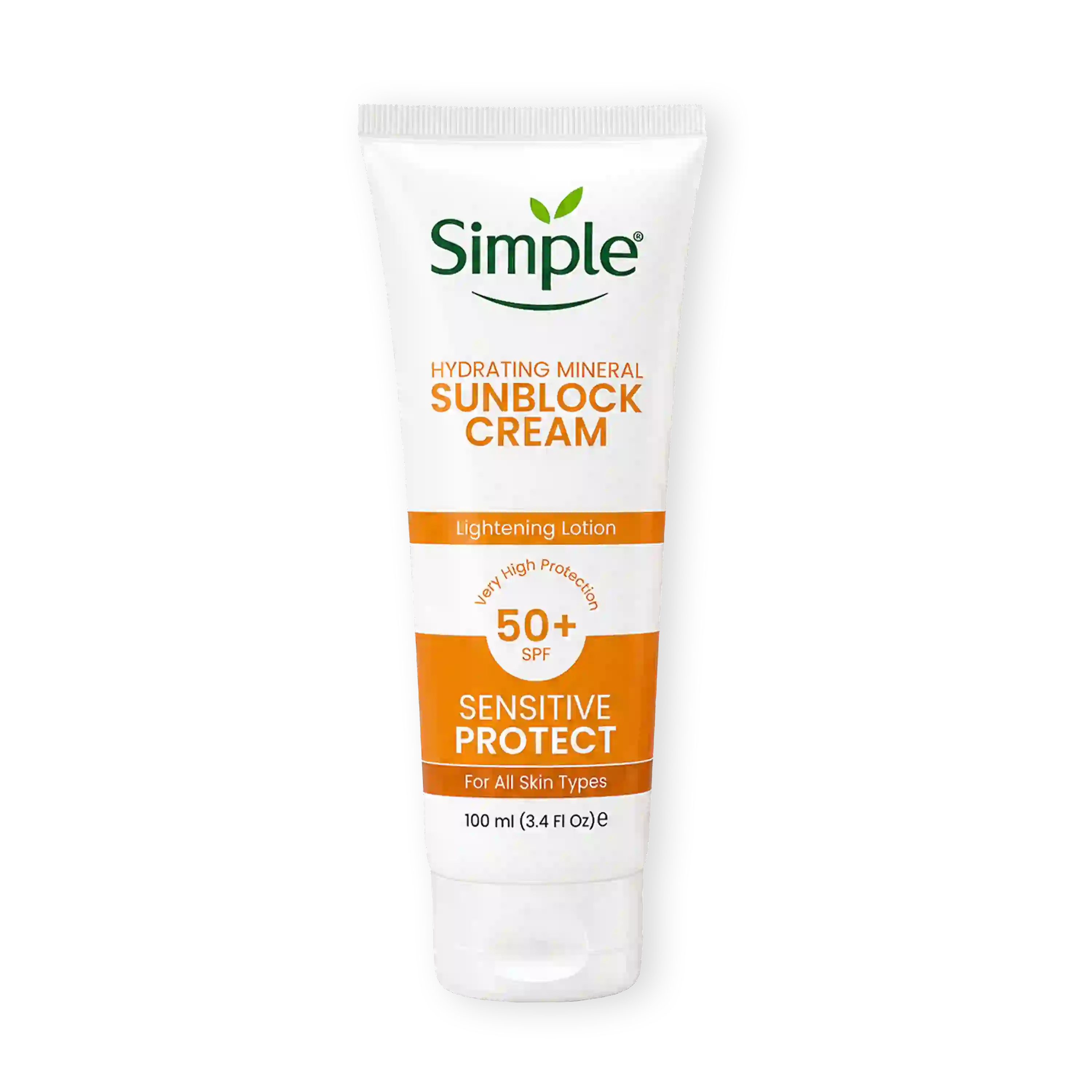خرید و قیمت كرم ضد آفتاب تيوپی سيمپل Simple Sunblock Cream Sensitive Protect SPF50 100ml