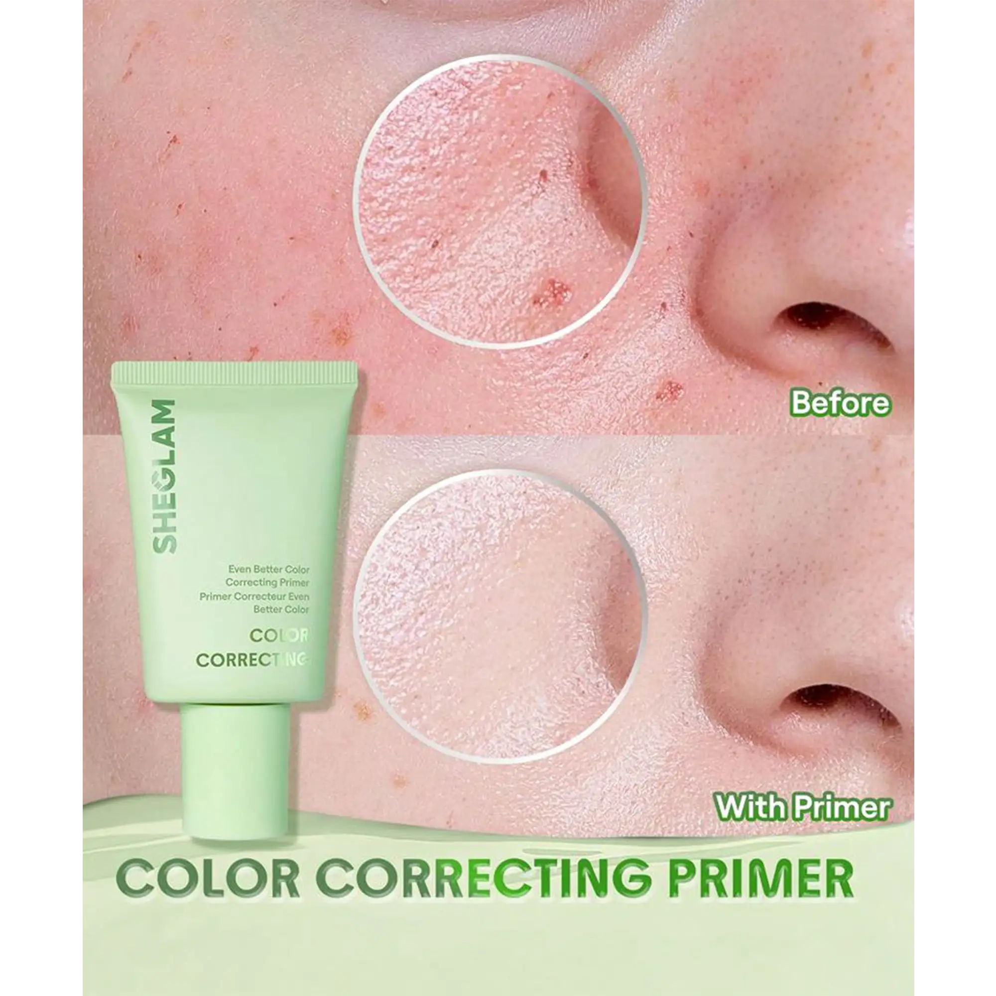 خرید و قیمت پرايمر اصلاح رنگ شيگلم Sheglam Color Correcting Primer
