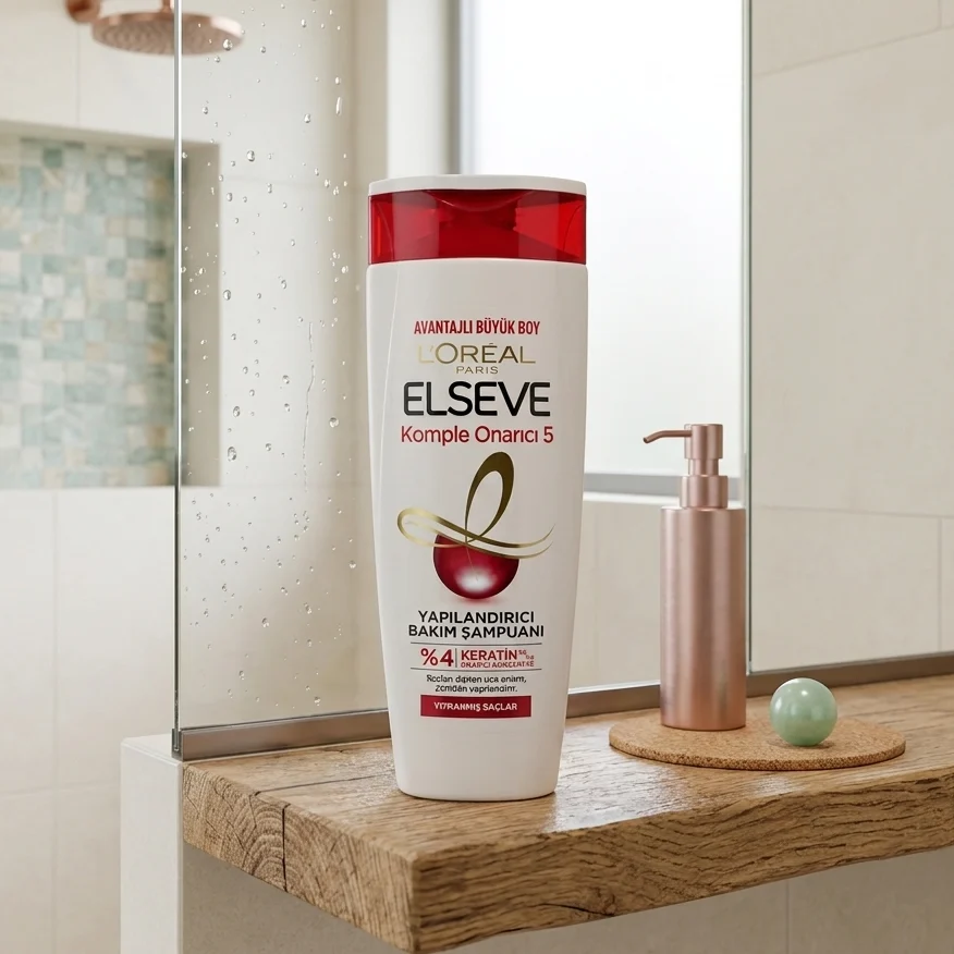 خرید و قیمت شامپو سفيد لورال Loreal Elseve Komple Onarici 5 450ml